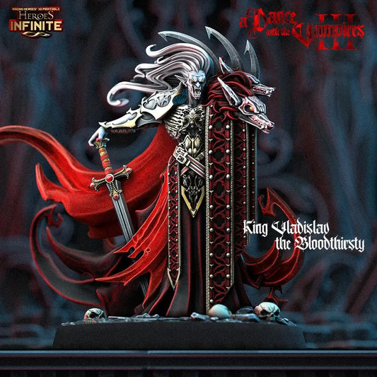 King Vladislav, the Bloodthirsty - a Dance with the Vampires | Compatible with Tabletop Wargames