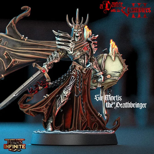 Sir Mortis, the Deathbringer - a Dance with the Vampires | Compatible with Tabletop Wargames