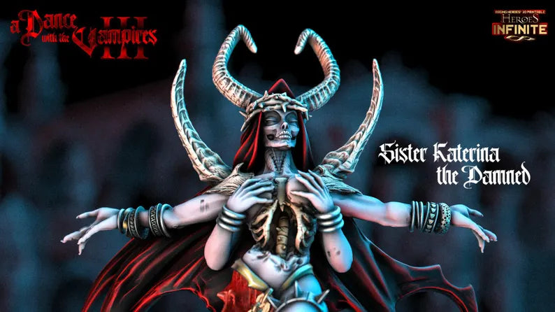 Sister Katerina, the Damned - a Dance with the Vampires | Compatible with Tabletop Wargames