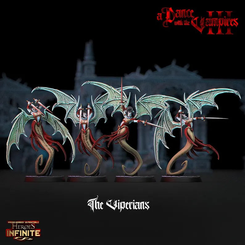 The Viperians - a Dance with the Vampires | Compatible with Tabletop Wargames