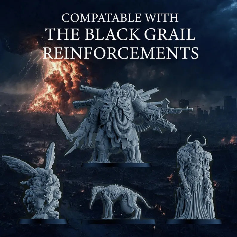 Trench Warband Reinforcements: The Black Grail - Trench Warband Miniatures | Compatible with Tabletop Wargames