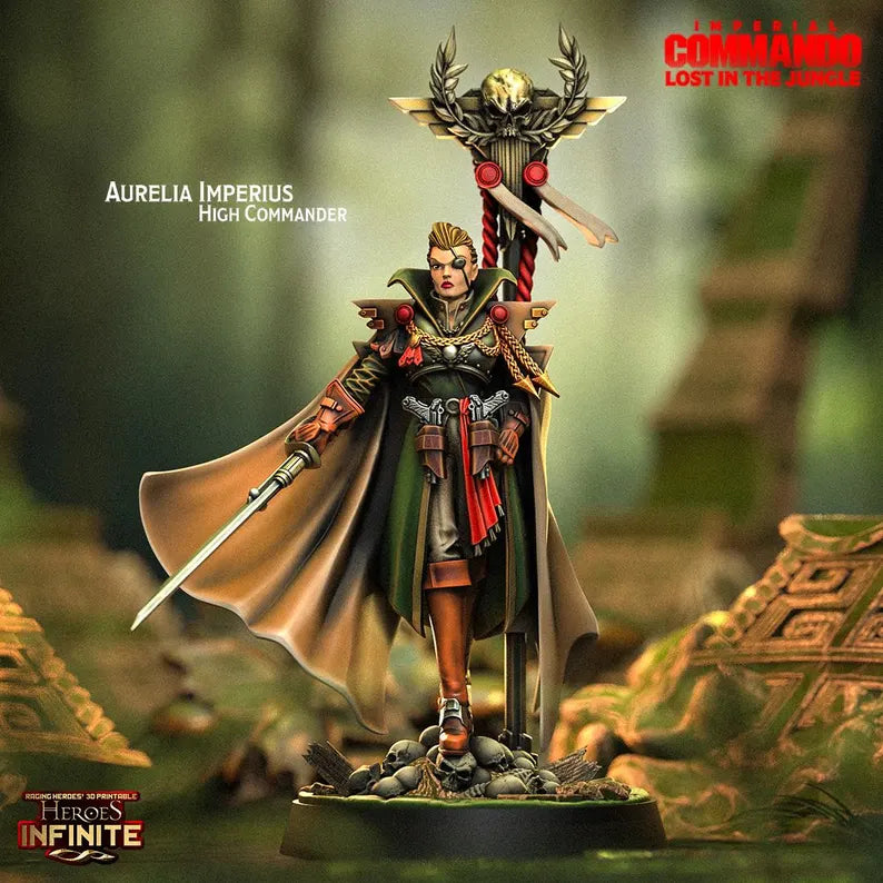 Aurelia Imperius, Imperial High Commander - Imperial Commando | Compatible with Tabletop Wargames