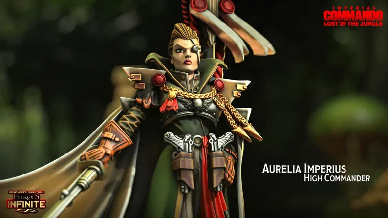 Aurelia Imperius, Imperial High Commander - Imperial Commando | Compatible with Tabletop Wargames