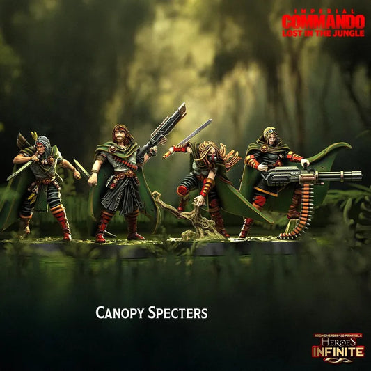 Canopy Specters, Elite Jungle Operatives - Imperial Commando | Compatible with Tabletop Wargames