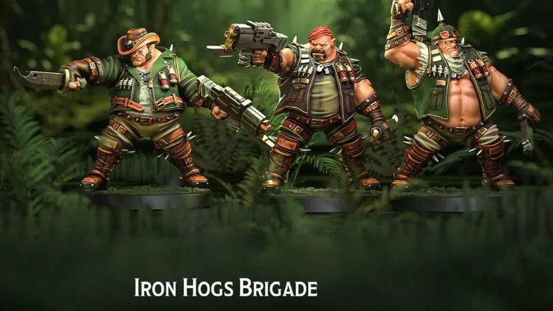 Iron Hogs Brigade, Elite Mercenary Squad - Imperial Commando | Compatible with Tabletop Wargames