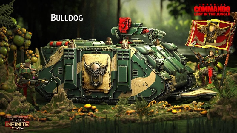 Bulldog Armored Assault Transport - Imperial Commando | Compatible with Tabletop Wargames