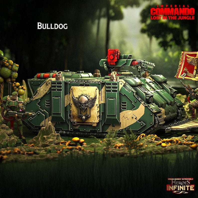 Bulldog Armored Assault Transport - Imperial Commando | Compatible with Tabletop Wargames