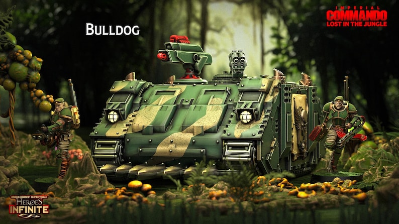 Bulldog Armored Assault Transport - Imperial Commando | Compatible with Tabletop Wargames