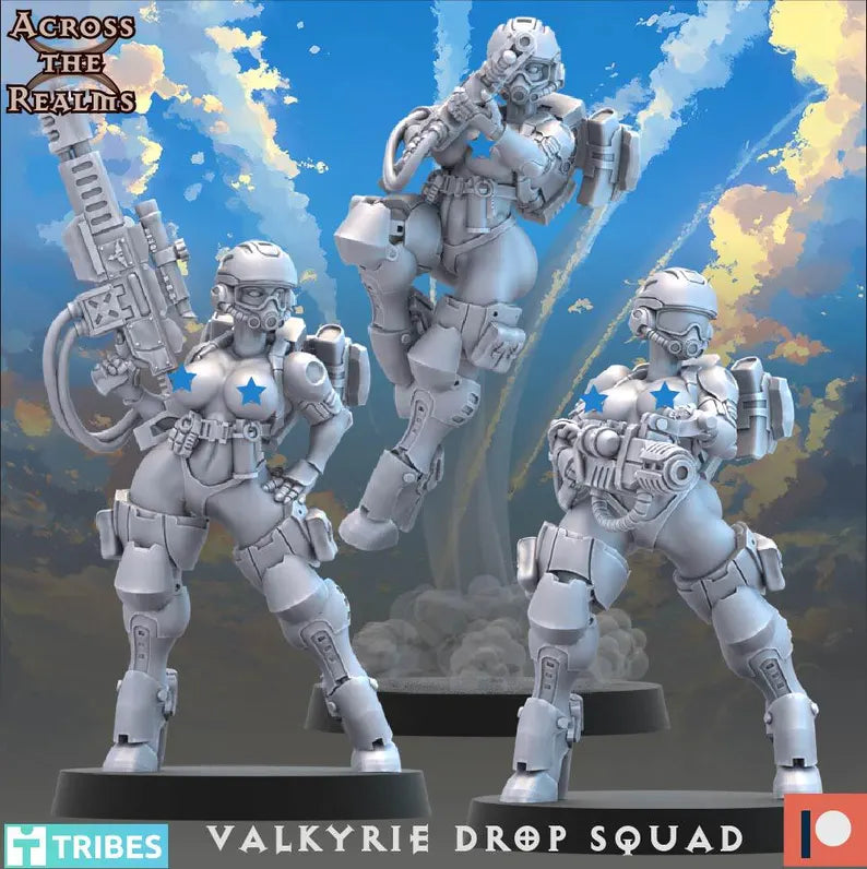 NSFW Valkyrie Babe Drop Squad - 13-Babe Squad (Various Poses)