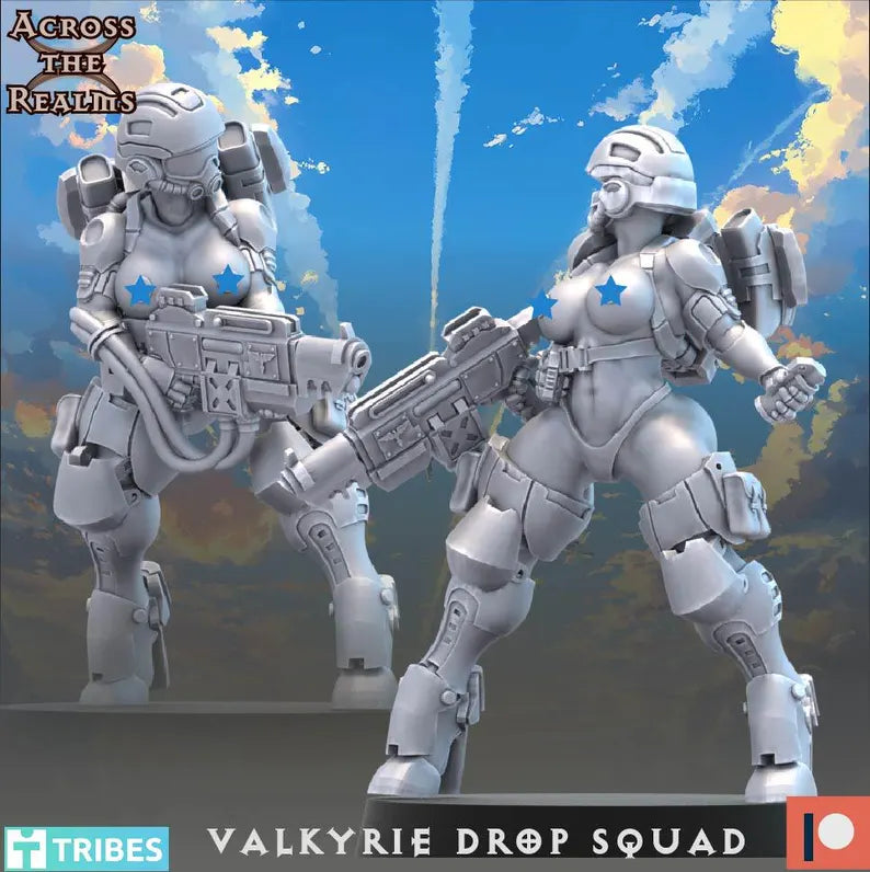 NSFW Valkyrie Babe Drop Squad - 13-Babe Squad (Various Poses)