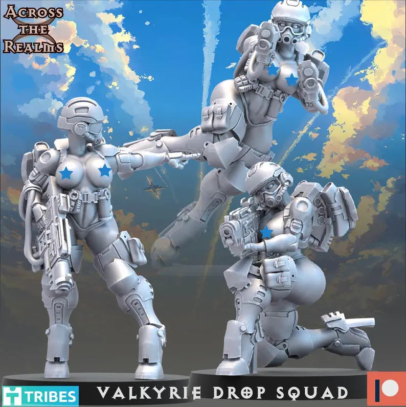 NSFW Valkyrie Babe Drop Squad - 13-Babe Squad (Various Poses)