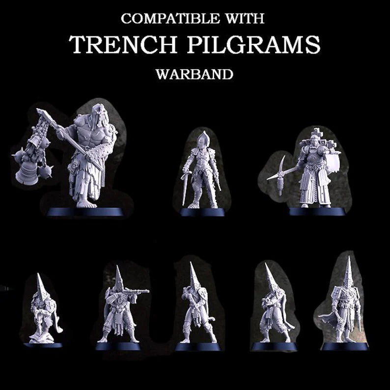 Trench Pilgrams Warband - Trench Warband Miniatures | Compatible with Tabletop Wargames