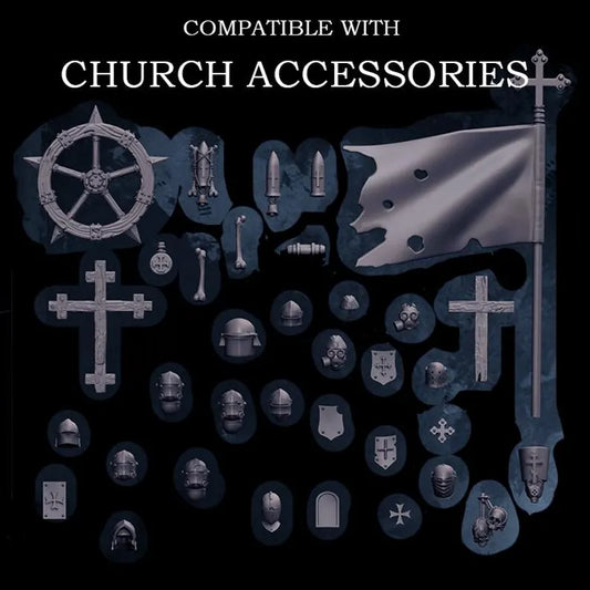 Church Accessories Bundle - Trench Warband Miniatures | Compatible with Tabletop Wargames