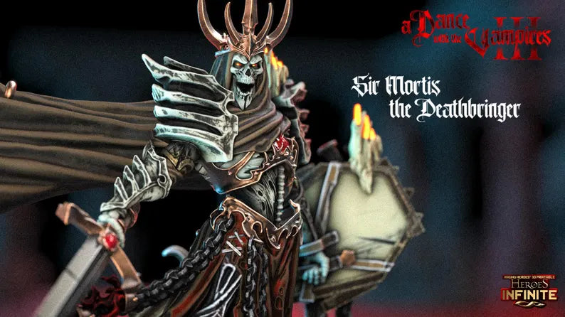 Sir Mortis, the Deathbringer - a Dance with the Vampires | Compatible with Tabletop Wargames