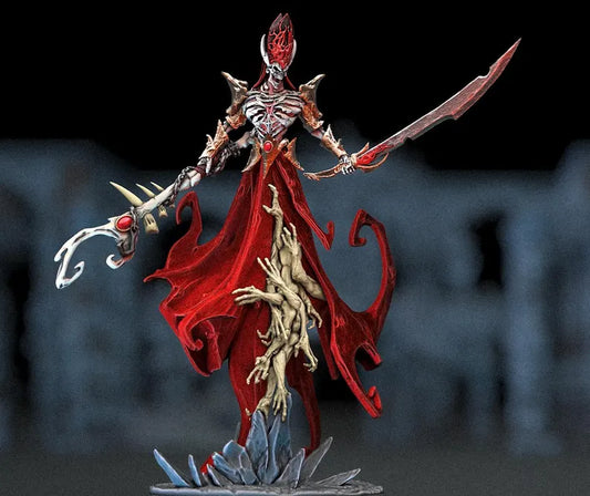 King Necroloth, Liche Overlord (Wingless Version) - a Dance with the Vampires | Compatible with Tabletop Wargames