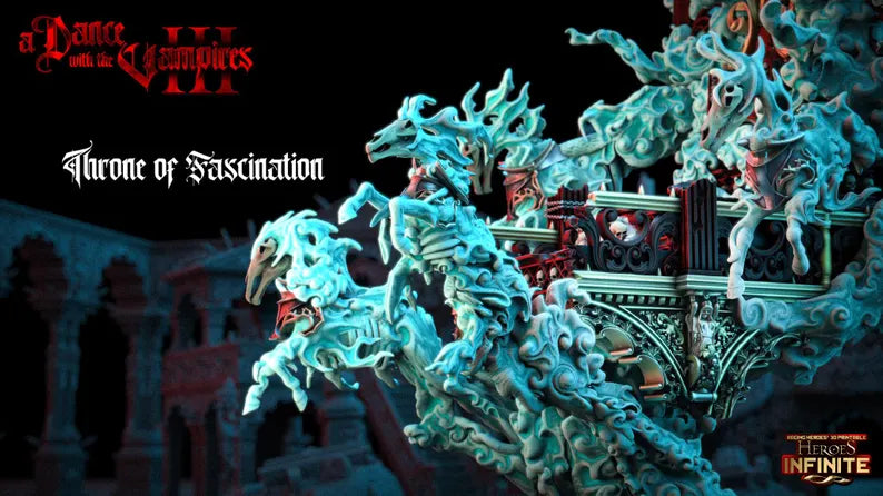 Throne of Fascination - a Dance with the Vampires | Compatible with Tabletop Wargames