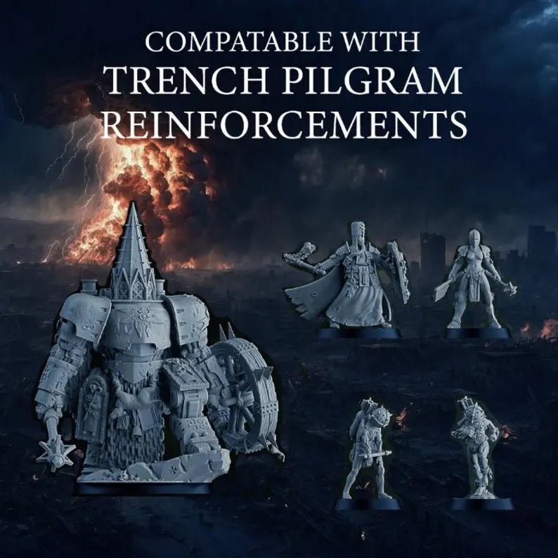 Trench Warband Reinforcements: Trench Pilgrims - Trench Warband Miniatures | Compatible with Tabletop Wargames