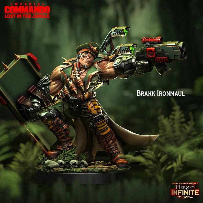 Brakk Ironmaul, Heavy Assault Commander - Imperial Commando | Compatible with Tabletop Wargames