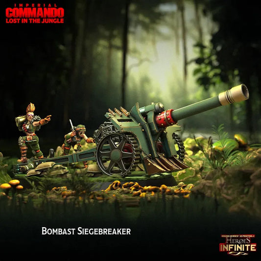 Bombast Siegebreaker, Heavy Artillery Unit - Imperial Commando | Compatible with Tabletop Wargames