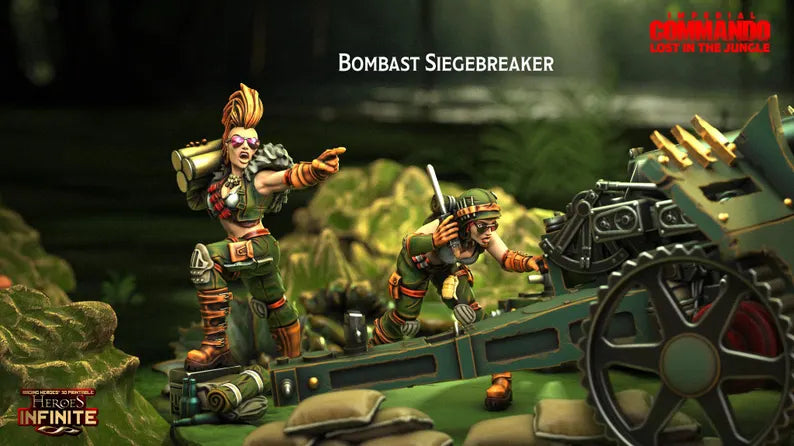 Bombast Siegebreaker, Heavy Artillery Unit - Imperial Commando | Compatible with Tabletop Wargames