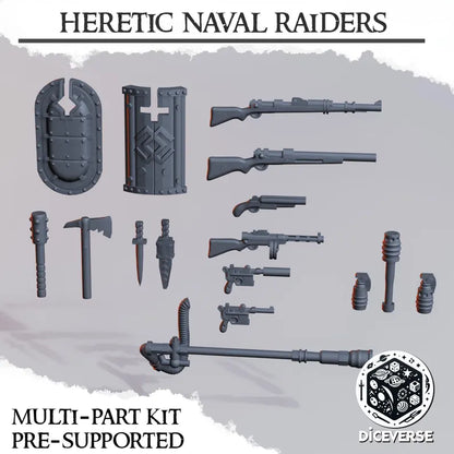 Heretic Naval Raiders - Trench Warband Miniatures | Compatible with Tabletop Wargames