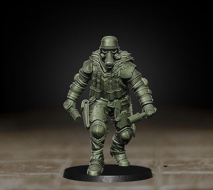 Cadaver Corps Infantry - Trench Warband Miniatures | Compatible with Tabletop Wargames