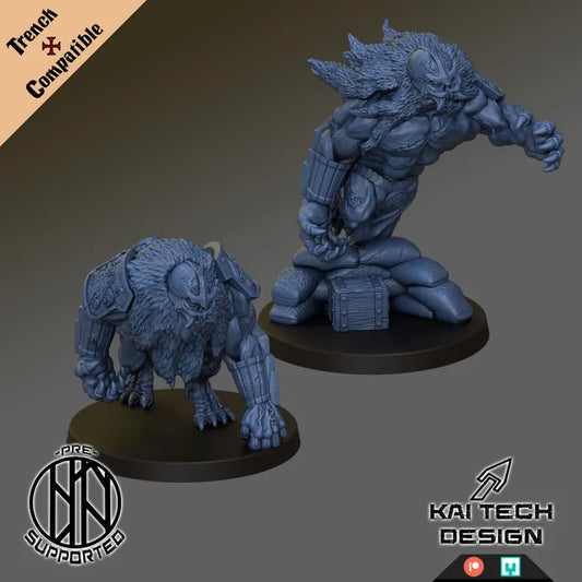 Sultanate Feral Beasts (2-Unit Squad) - Trench Warband Miniatures | Compatible with Tabletop Wargames