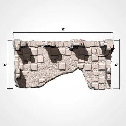 ABANDONED RUINS GW – Complete Terrain Set for Skirmish Wargames | For D&D Campaigns & Tabletop Games