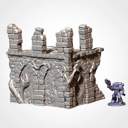 ABANDONED RUINS GW – Complete Terrain Set for Skirmish Wargames | For D&D Campaigns & Tabletop Games