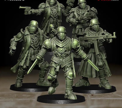Cadaver Corps Artificial Infantry - Trench Warband Miniatures | Compatible with Tabletop Wargames