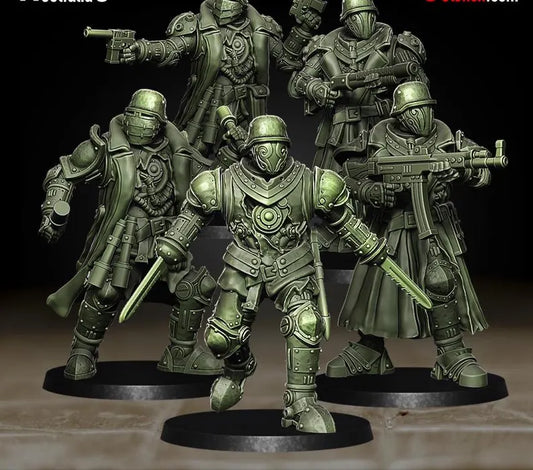Cadaver Corps Artificial Infantry - Trench Warband Miniatures | Compatible with Tabletop Wargames