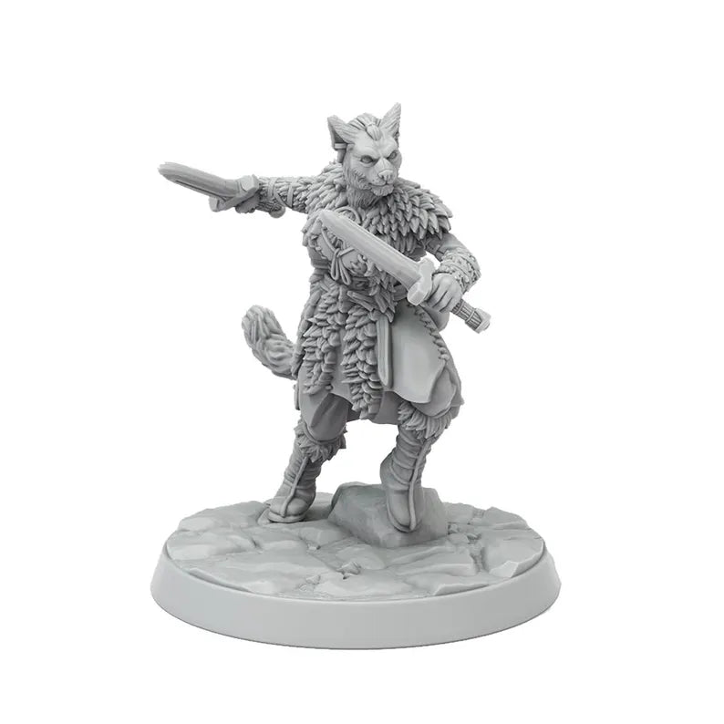 Female Khajiit Warrior, Feline Fighter - Elder Scrolls: Call to Arms | Compatible with Tabletop Wargames