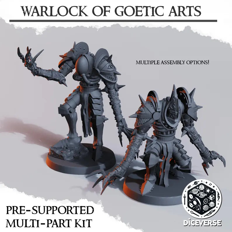Warlock of Goetic Arts - Trench Warband Miniatures | Compatible with Tabletop Wargames