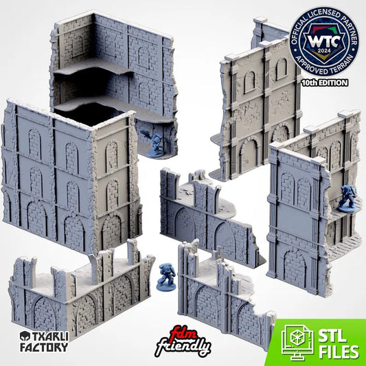 Classic Ruins WTC Set - Official WTC Approved Terrain | For D&D Campaigns & Tabletop Games