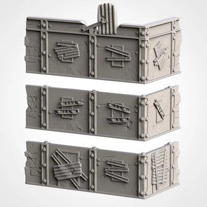 Post-Apocalyptic Ruins WTC Set - Official WTC Approved Terrain | For D&D Campaigns & Tabletop Games