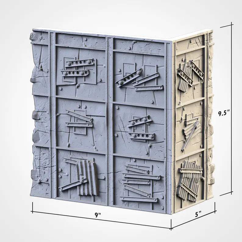 Post-Apocalyptic Ruins WTC Set - Official WTC Approved Terrain | For D&D Campaigns & Tabletop Games