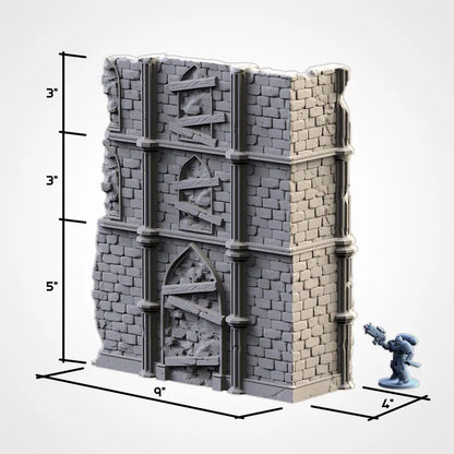 Temple Ruins WTC Set - Official WTC Approved Terrain | For D&D Campaigns & Tabletop Games