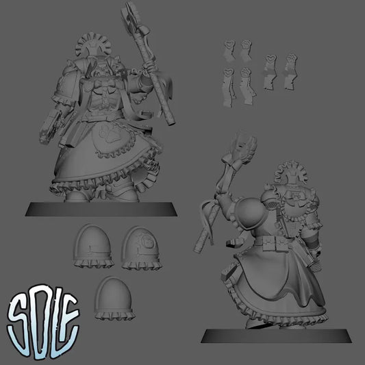 Chaplain - Maid Marines Miniatures | Compatible with Tabletop Wargames