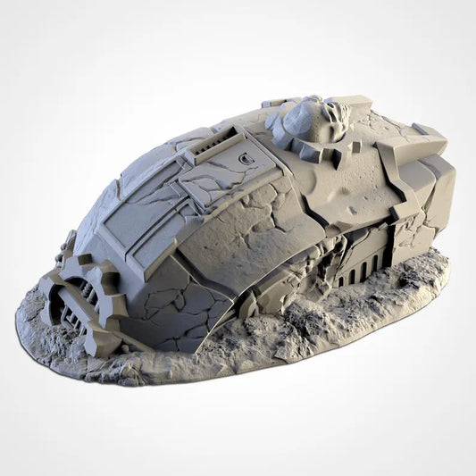 Destroyed Titan Terrain Set - Official WTC Approved Terrain | For D&D Campaigns & Tabletop Games