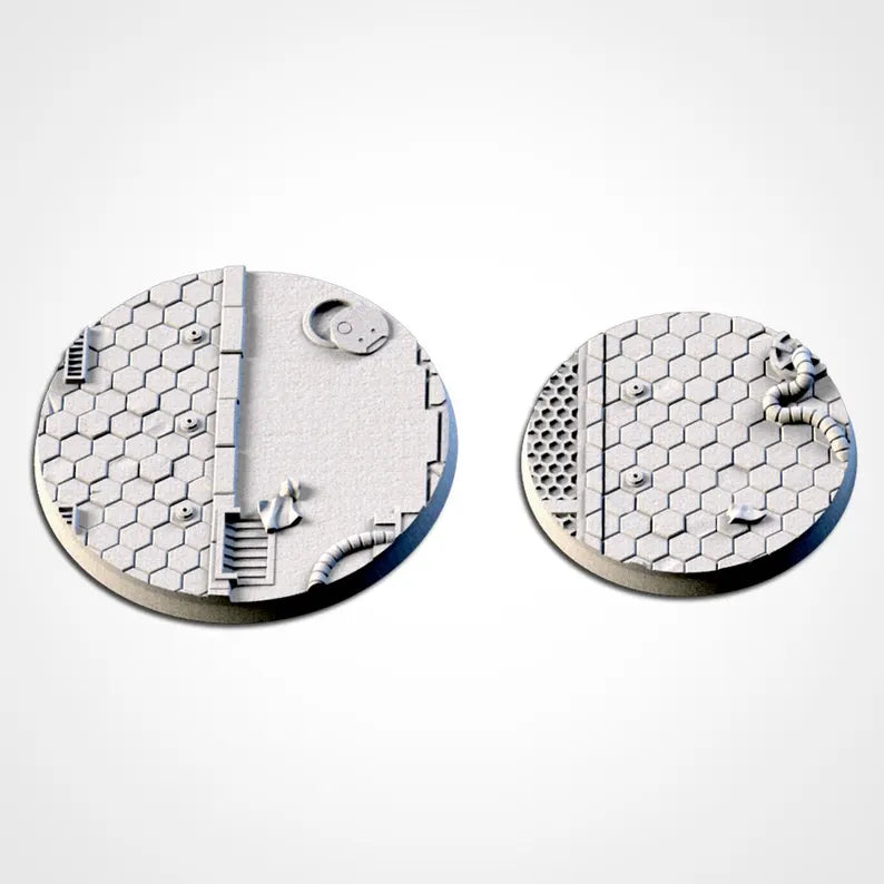 City Sci-Fi Thematic Bases 10 Pack For Miniatures