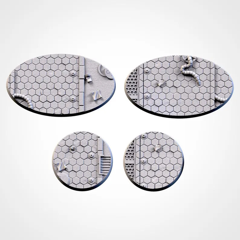 City Sci-Fi Thematic Bases 10 Pack For Miniatures