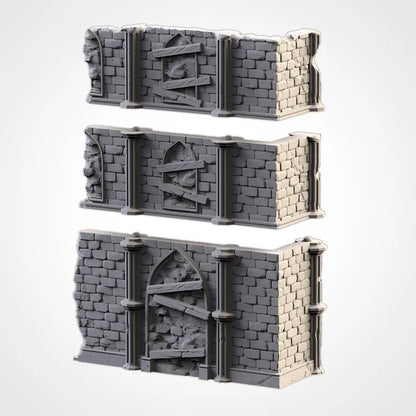 Temple Ruins WTC Set - Official WTC Approved Terrain | For D&D Campaigns & Tabletop Games