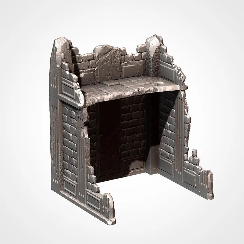 City Ruins – Complete Terrain Set for Skirmish Wargames | For D&D Campaigns & Tabletop Games