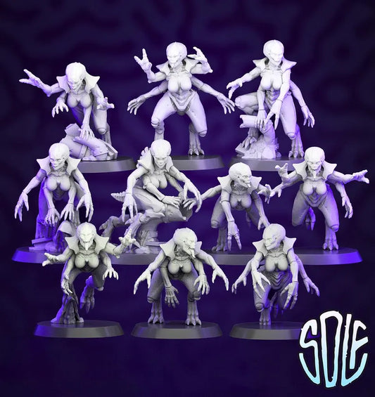 Xeno Stalkers - Alien Vanguard Swarm | Compatible with W40K/WG/SF