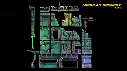 Cyberpunk Terrain Set | Punks of the Cyber Underhive
