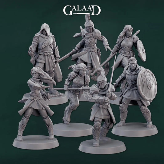 Rangers Bundle: 3D Resin Printed DnD (D&D) Pathfinder Miniatures