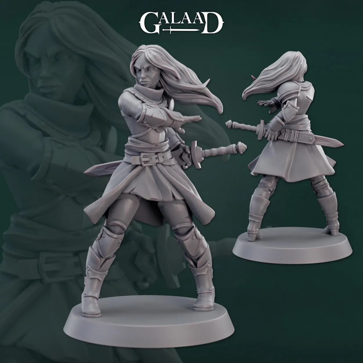 Rangers Bundle: 3D Resin Printed DnD (D&D) Pathfinder Miniatures