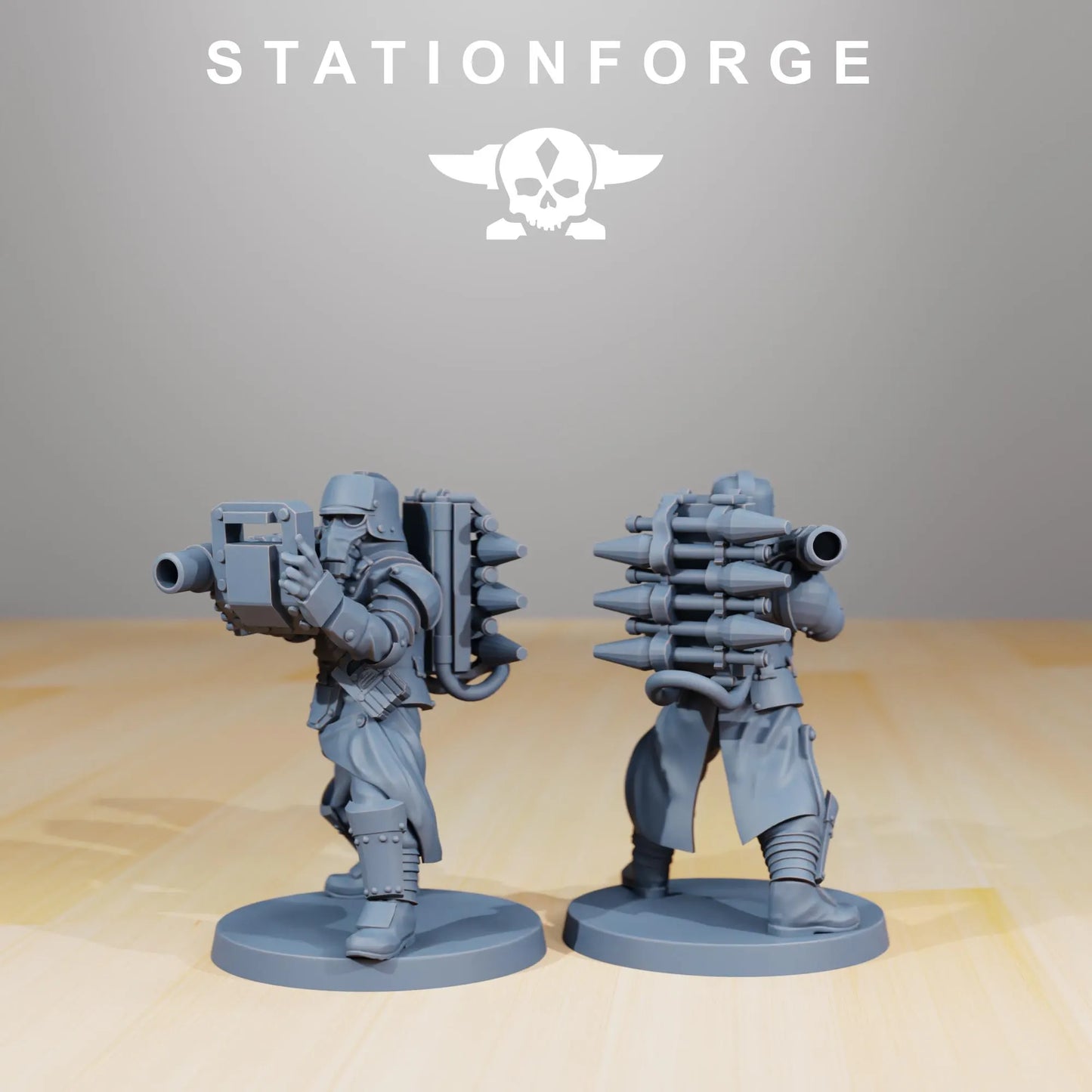 Grim Guard Armored Squad | Compatible with W40K/WG/SF