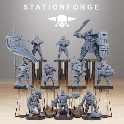 Grim Guard Hunters – Elite Recon Force | Compatible with W40K/WG/SF