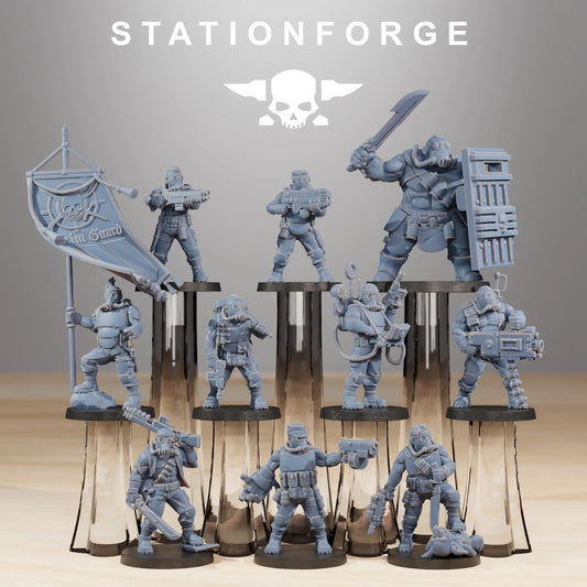 Grim Guard Hunters – Elite Recon Force | Compatible with W40K/WG/SF